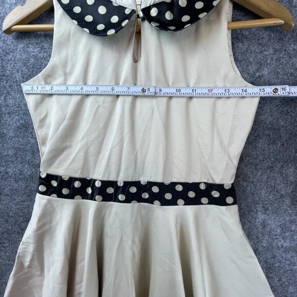 BlackButterfly Zoey Dress Girls 11/12 Polka Dot Vintage Inspired Rockabilly - Picture 5 of 6